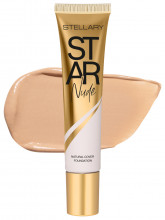 Выравнивающий Тональный крем Star Nude Foundation, тон 02 светло-персиковый