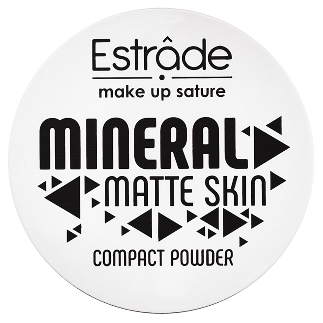 Компактная пудра Mineral Matte Skin, тон 23 универсальный бежевый от Estrade + 3