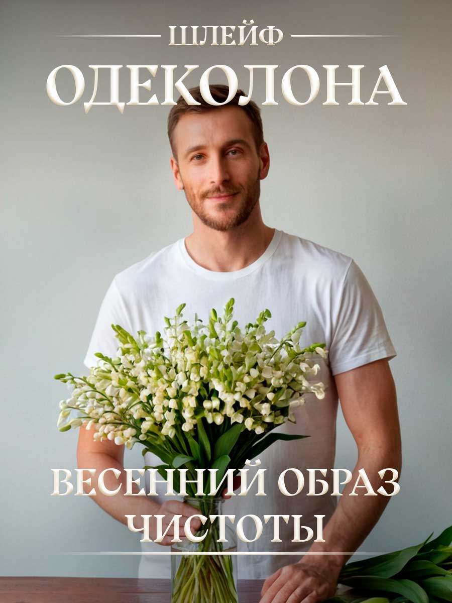 Одеколон Ландыш 85мл без футляра от Новая заря + 8