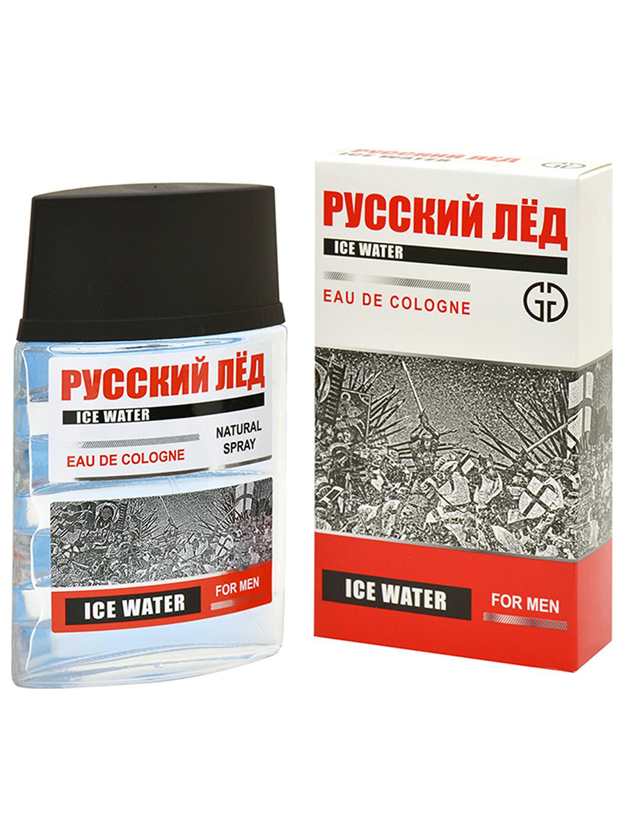 Одеколон мужской Русский лёд Ice Water 60мл от Gianni Gentile + 2