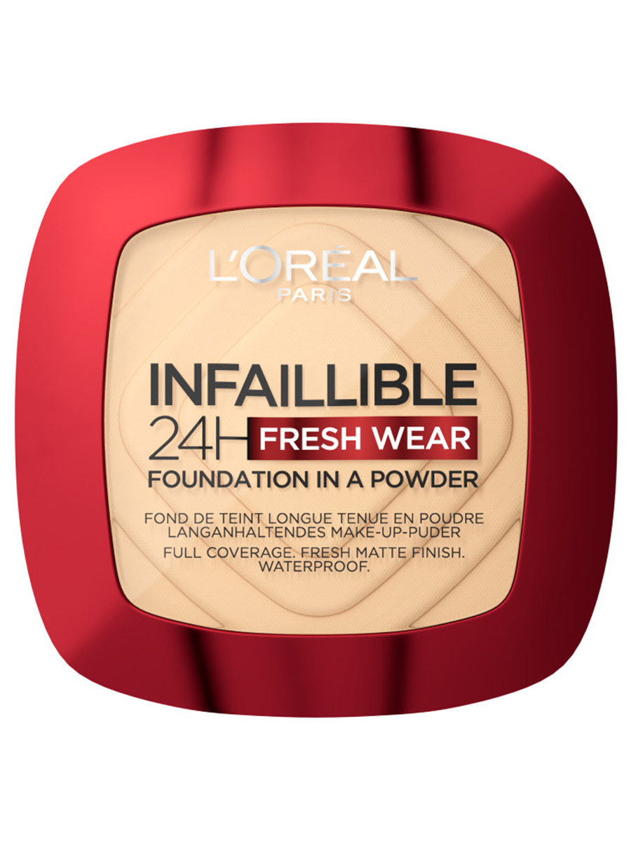Infaillible Пудра для лица Fresh Wear 24ч, тон 180 rose sand от L'Oreal Paris + 5