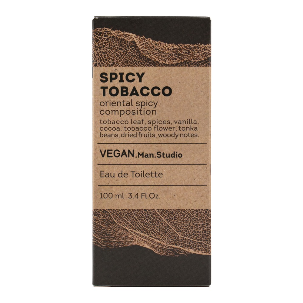 Туалетная вода мужская Spicy Tobacco 100мл от VEGAN.Man.Studio + 2
