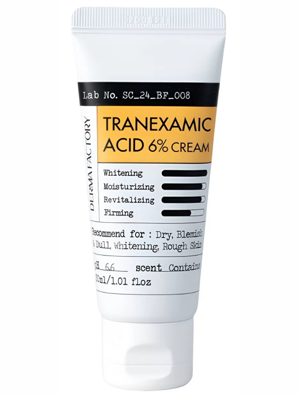 Крем с 6% транексамовой кислотой Tranexamic Acid 6% Cream 30мл от Derma Factory + 1