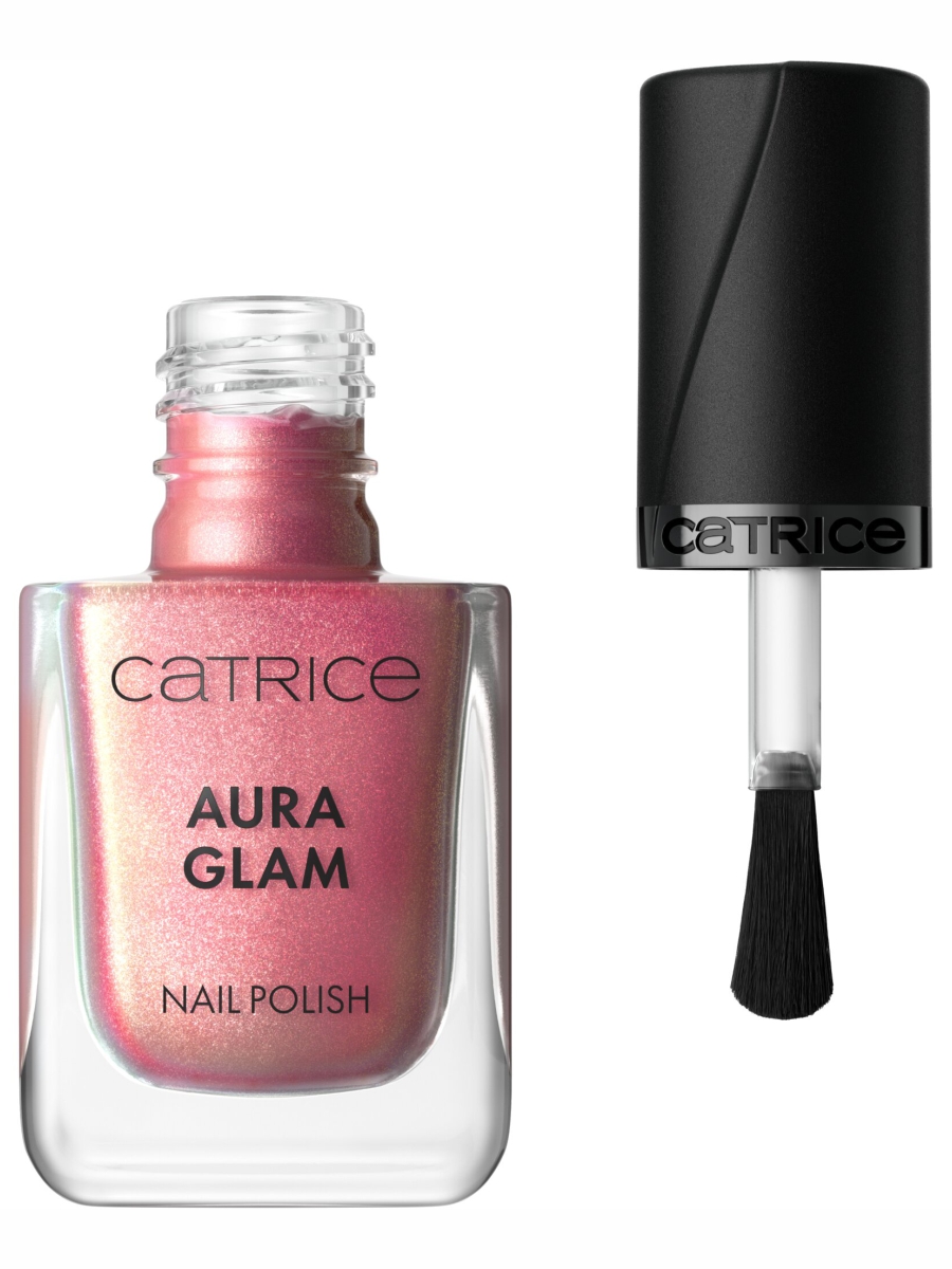 Лак для ногтей Aura Glam, тон 020 Solar Seduction от Catrice + 2