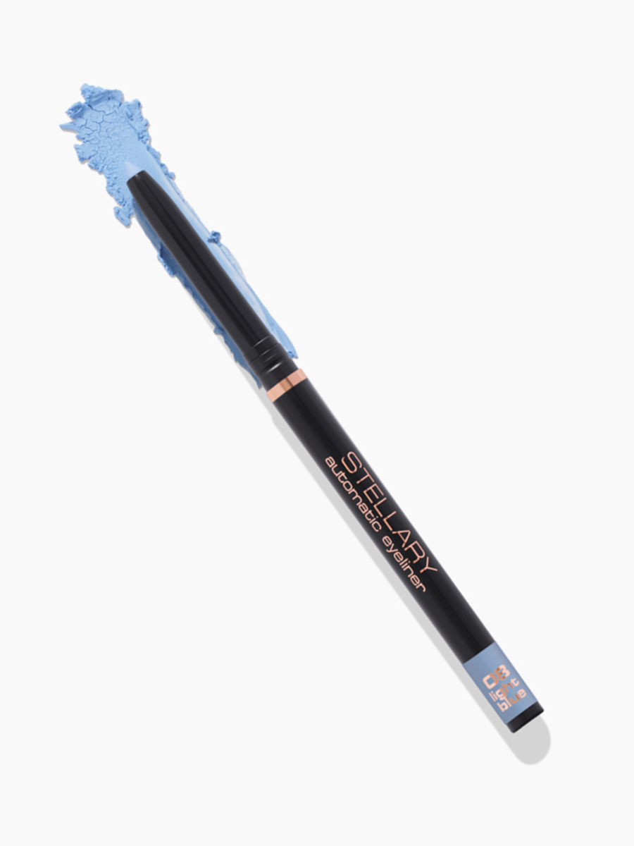 Карандаш для глаз автоматический, тон 08 light blue от Stellary + 2