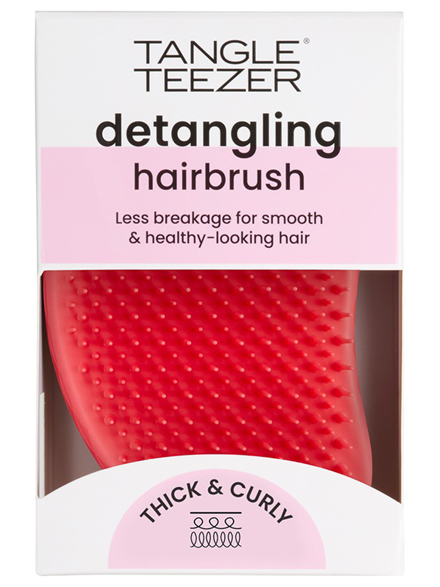 Расческа Thick & Curly Pink Punch от Tangle Teezer + 6