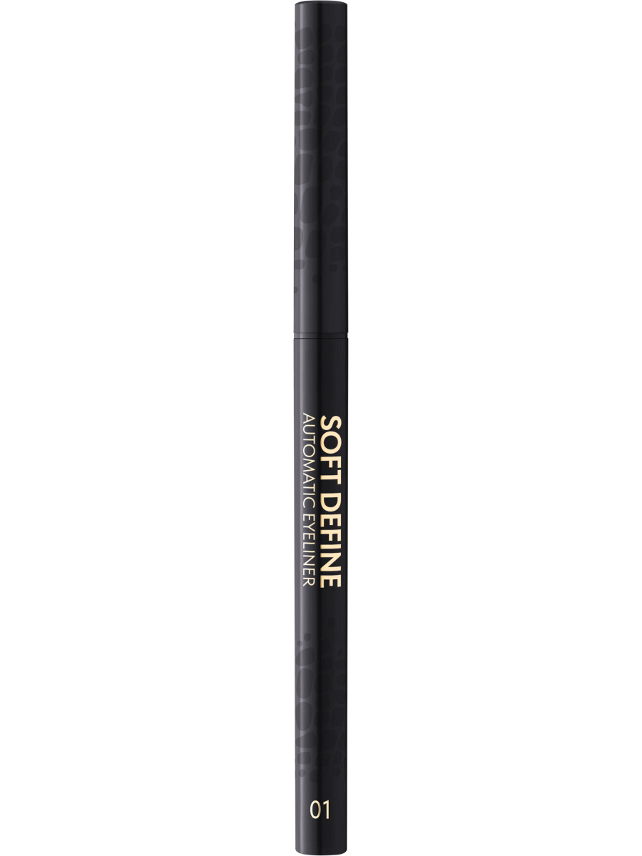 Карандаш для глаз автоматический Soft Define, тон 01 black от Stellary + 3