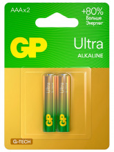 Батарейки алкалиновые Ultra LR03 AAA 2шт блистер