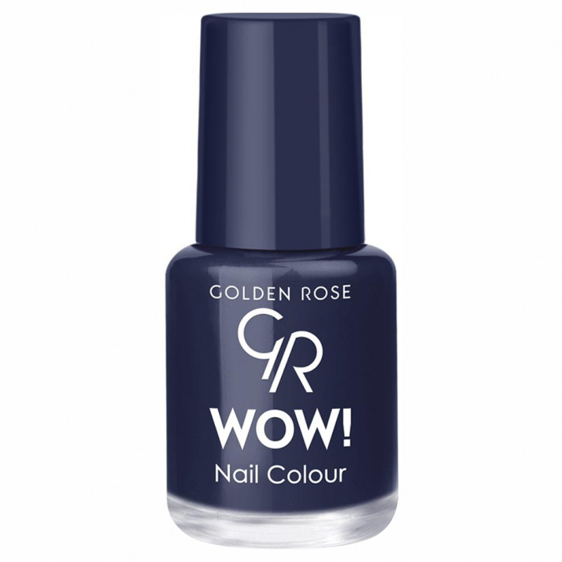Лак для ногтей WOW, тон 086 индиго эмаль от Golden Rose + 1