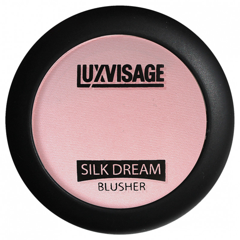 Шелковистые Румяна для лица Silk Dream, тон 01 розовый от LuxVisage + 1