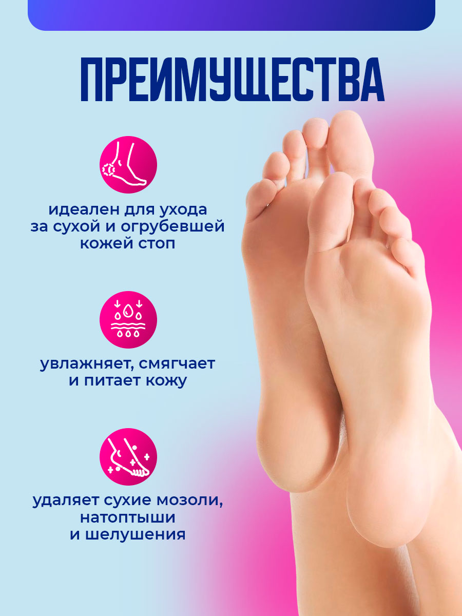 Размягчающий бальзам для ног 12% мочевина 75мл от Novosvit + 3