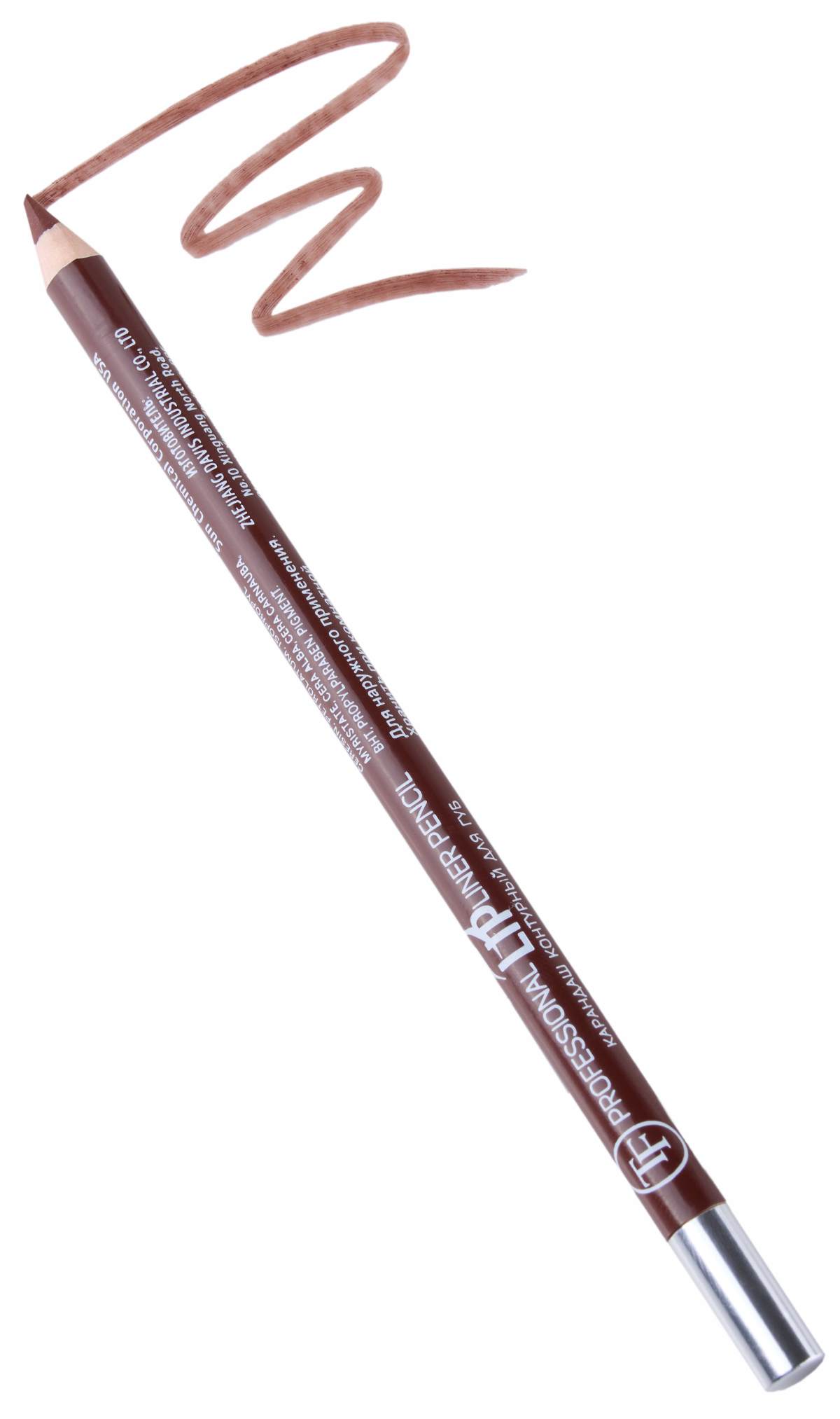 Карандаш для губ с точилкой, тон 21 шоколад  от TF cosmetics + 2