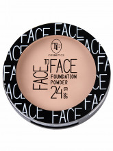 Пудра компактная тональная Face To Face, тон 22 фарфоровый