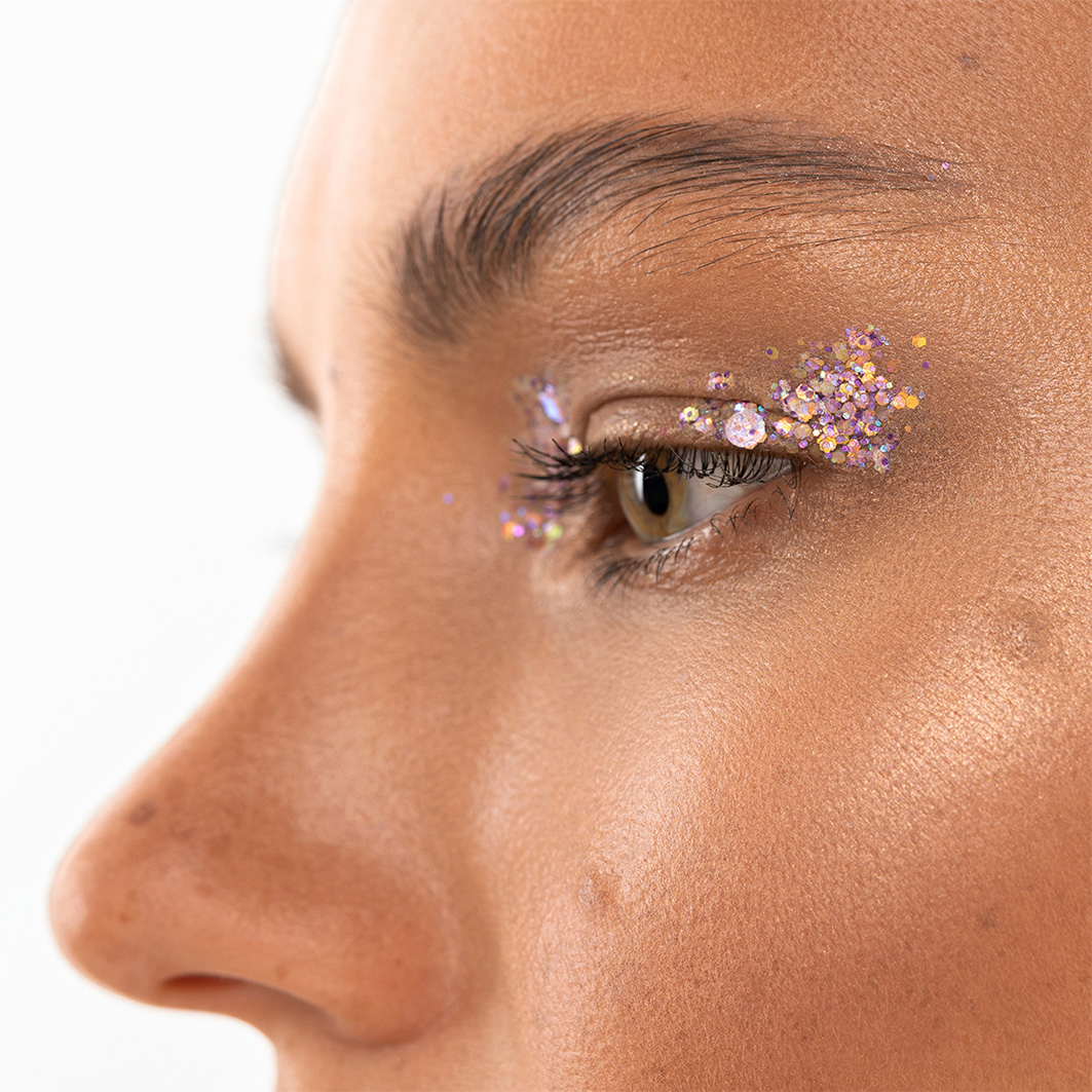 Глиттер на гелевой основе Glitter Dose, тон 06 фиолетовый от Influence Beauty + 6