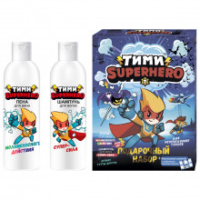 Подарочный набор №1183 Superhero Тутти-Фрутти (Шампунь 200мл + Пена 200мл + расписание)