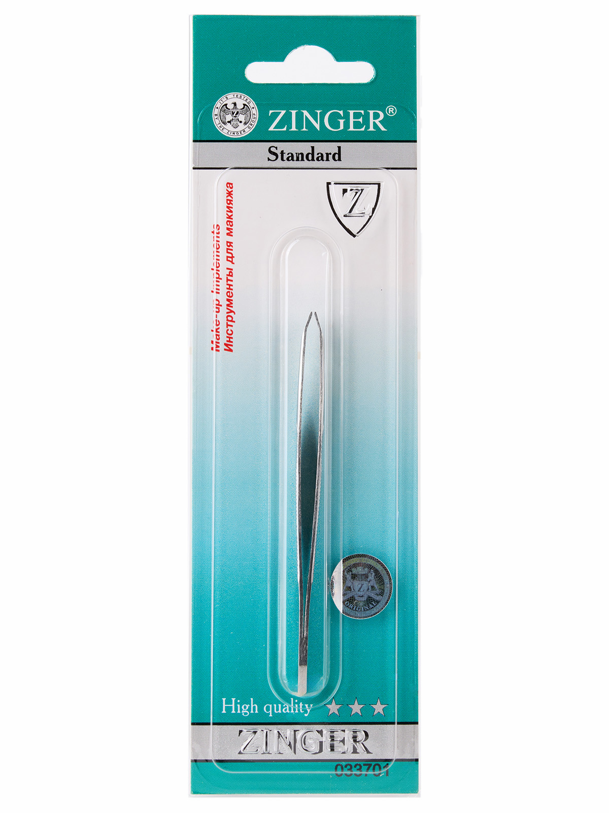 Пинцет прямой 86079-РS  от ZINGER + 5