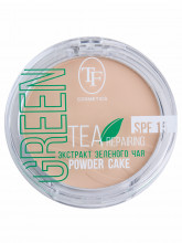 Пудра Green Tea с экстрактом зеленого чая, тон 02 слоновая кость