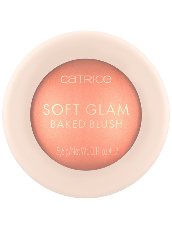 Румяна запеченные Soft Glam, тон 020 Peachy Breeze от Catrice + 1