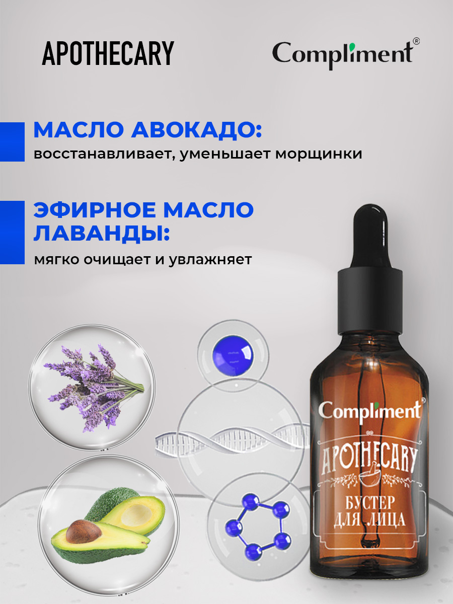 Apothecary Ночная Сыворотка для лица 27мл от Compliment + 5