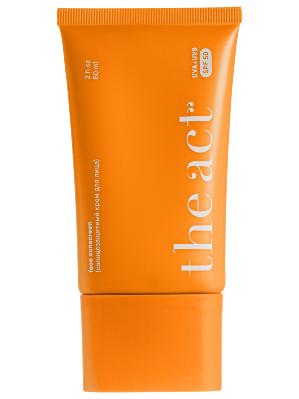 Солнцезащитный Крем для лица SPF50 Face Sunscreen 60мл от the act + 1