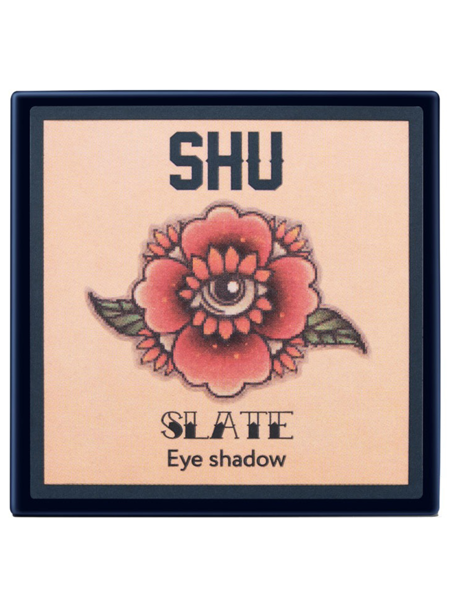 Тени для век Slate, тон 171 угольный черный от SHU + 2