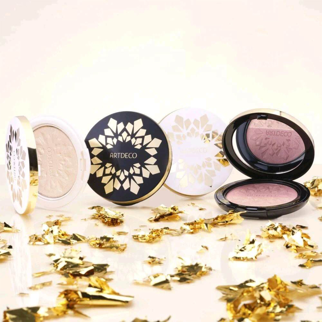 Пудра-хайлайтер Glow Highlighting Powder от ARTDECO + 5