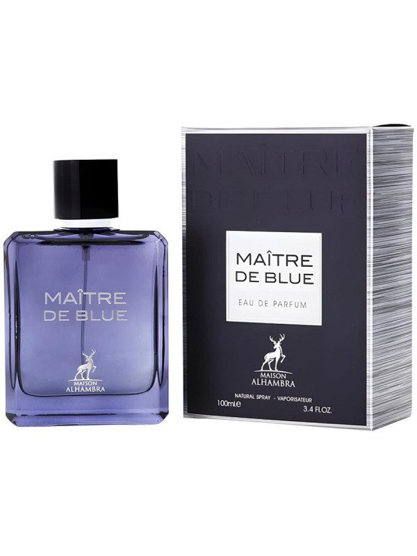 Парфюмерная вода мужская Maitre De Blue 100мл от Maison Alhambra + 1