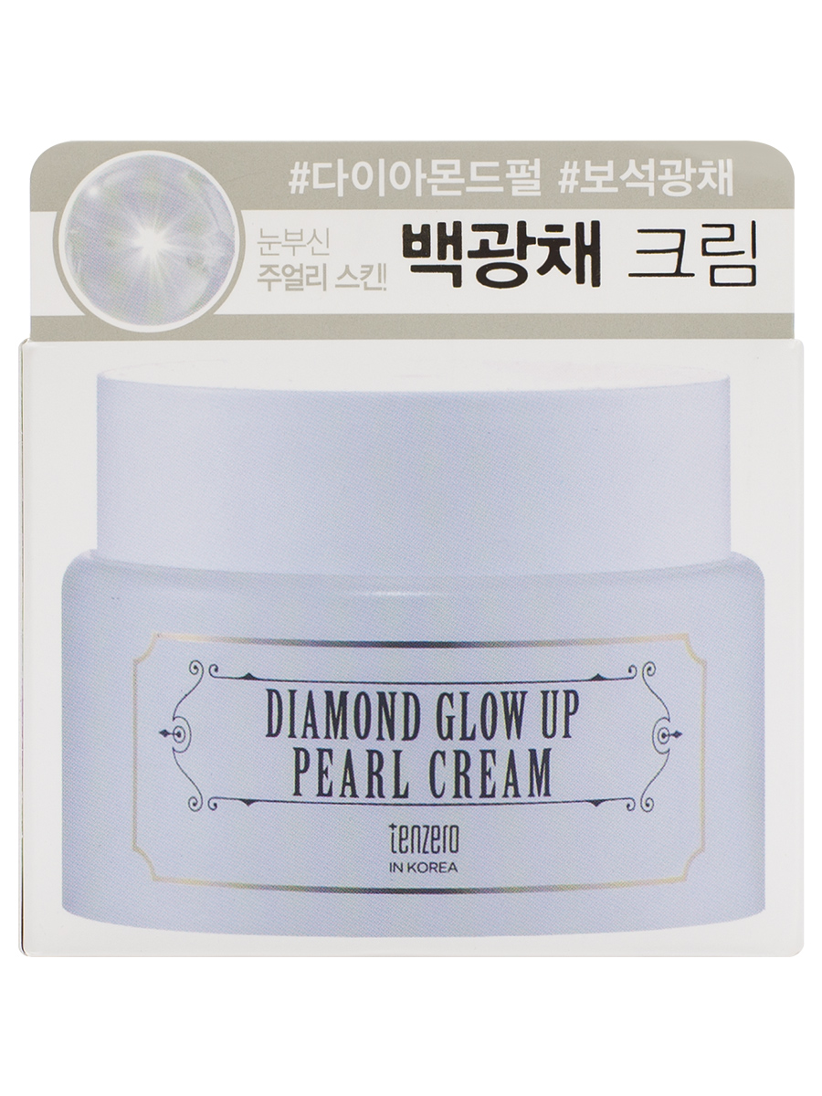 Крем для сияния кожи Увлажняющий Diamond Glow Up Cream 80г от Tenzero + 3